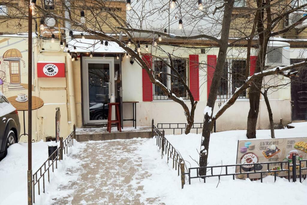 Apartment Near Bessarabsky Square Kyiv Exterior foto